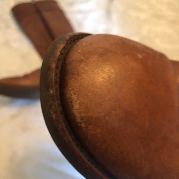 Tory Burch Brown Leather Winter Boots - Picture 5 of 8